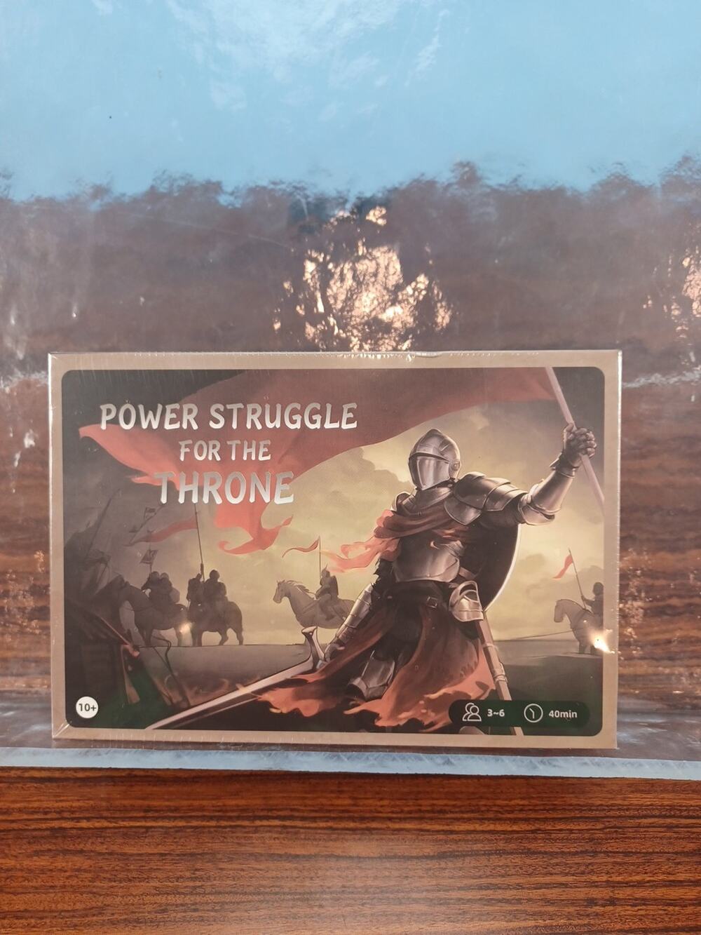 Power Struggle For The Throne Knights Castles Table Games Cards A&B Fun